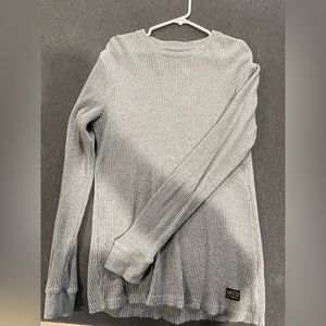 RVCA waffle knit long sleeve/sweatshirt